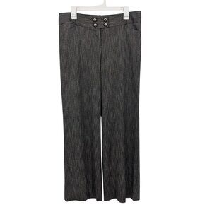 Y2K The Limited Tailored Dress Pants Dark Brown Wide Leg Office Academia Size 10